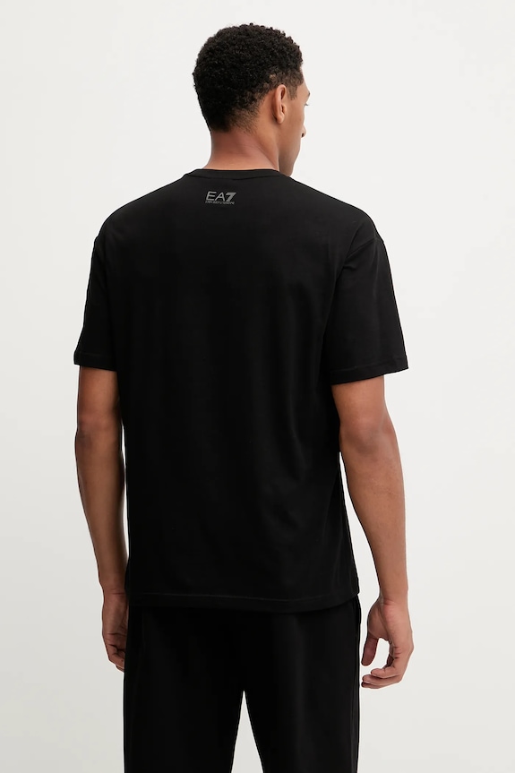 Oblečenie Bavlnené tričko EA7 Emporio Armani AF10375.7M001129 čierna