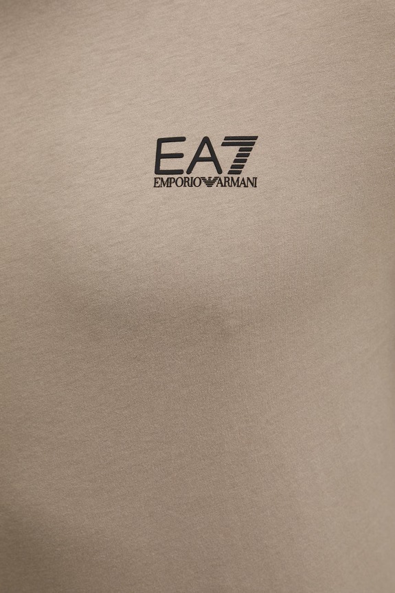 Bavlnené tričko EA7 Emporio Armani PJVPZ.8NPT25 béžová