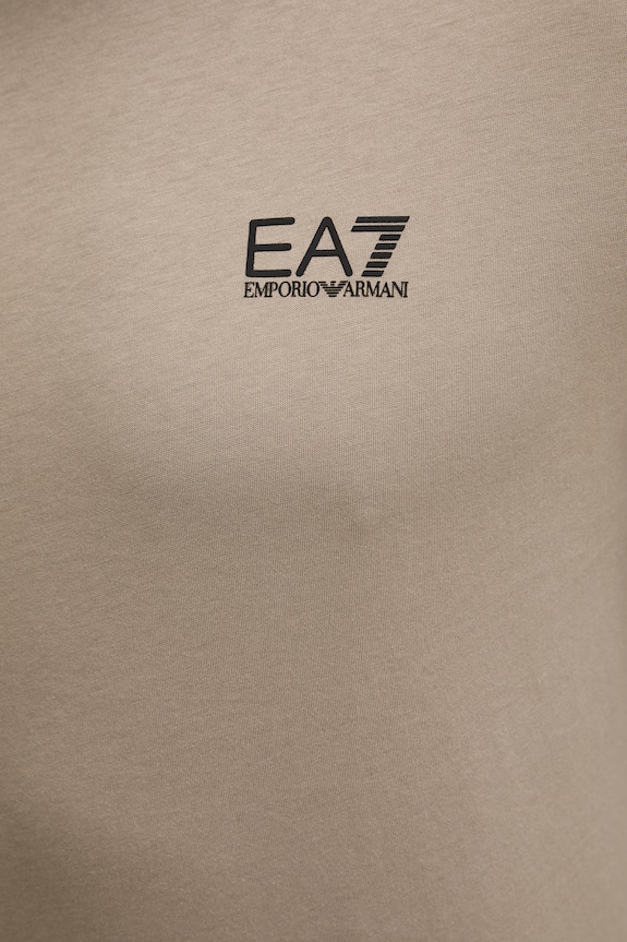 Bavlnené tričko EA7 Emporio Armani PJVPZ.8NPT25 béžová