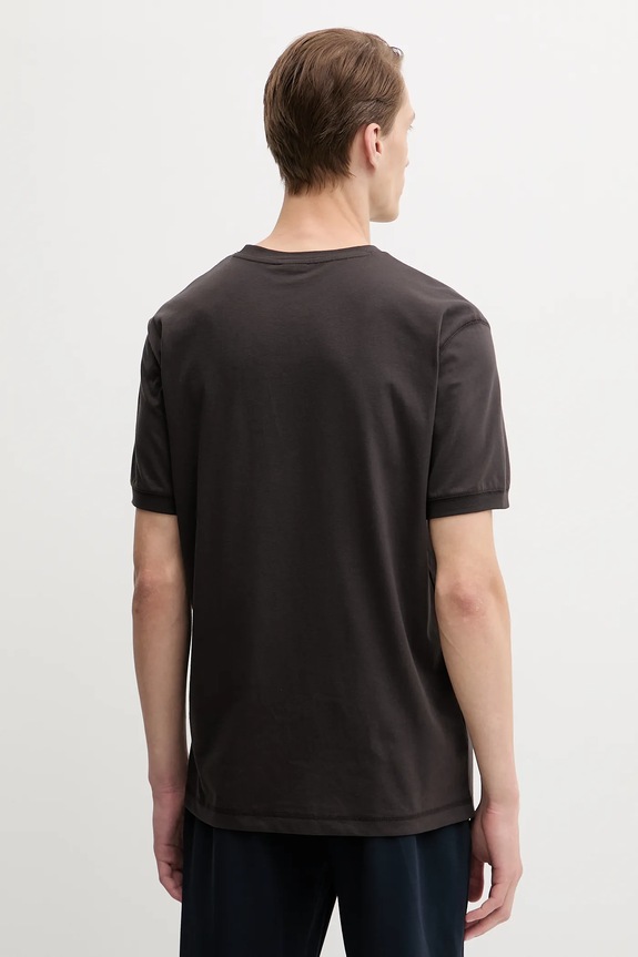 Odzież EA7 Emporio Armani t-shirt bawełniany AF13741.7X000127 brązowy
