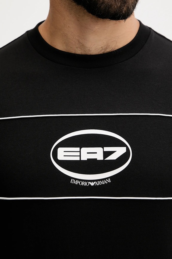 Μπλουζάκι EA7 Emporio Armani AF16548.7M000984 μαύρο