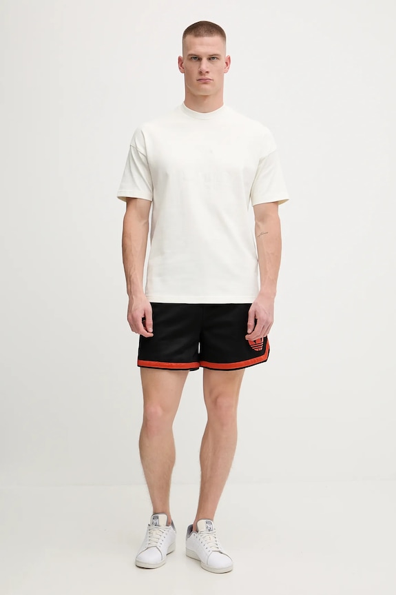 Βαμβακερό μπλουζάκι adidas All SZN JL6552 μπεζ AW25