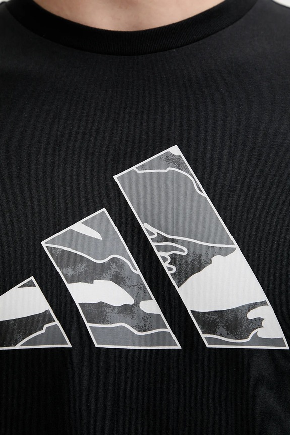 adidas t-shirt bawełniany JM6381 czarny