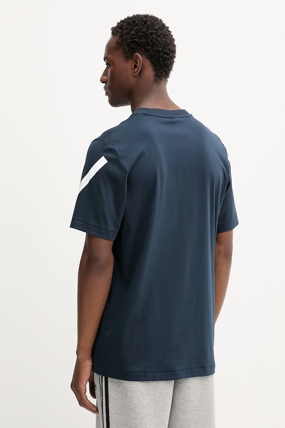 Odzież adidas t-shirt bawełniany x Z.N.E JW4735 granatowy