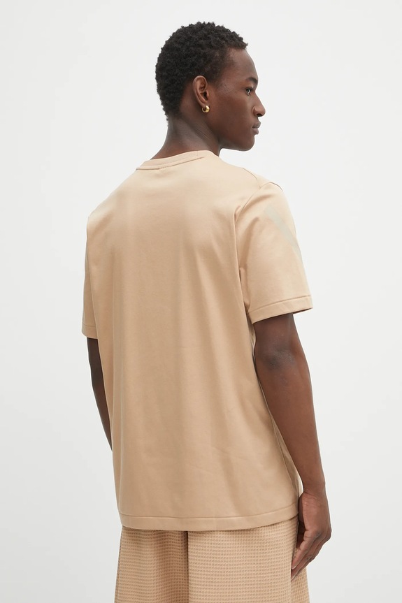 Odzież adidas t-shirt bawełniany x Z.N.E JW4737 beżowy