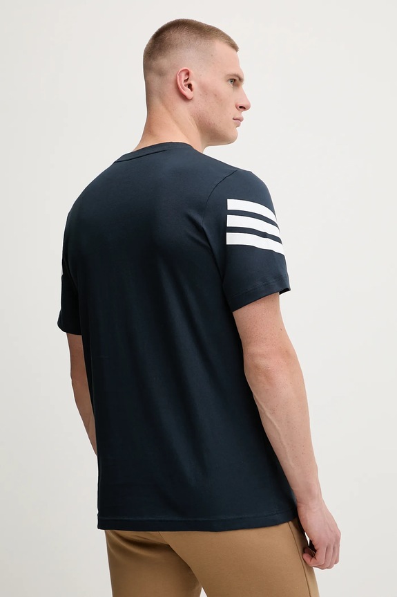 Îmbrăcăminte adidas tricou din bumbac Essentials JW4786 bleumarin