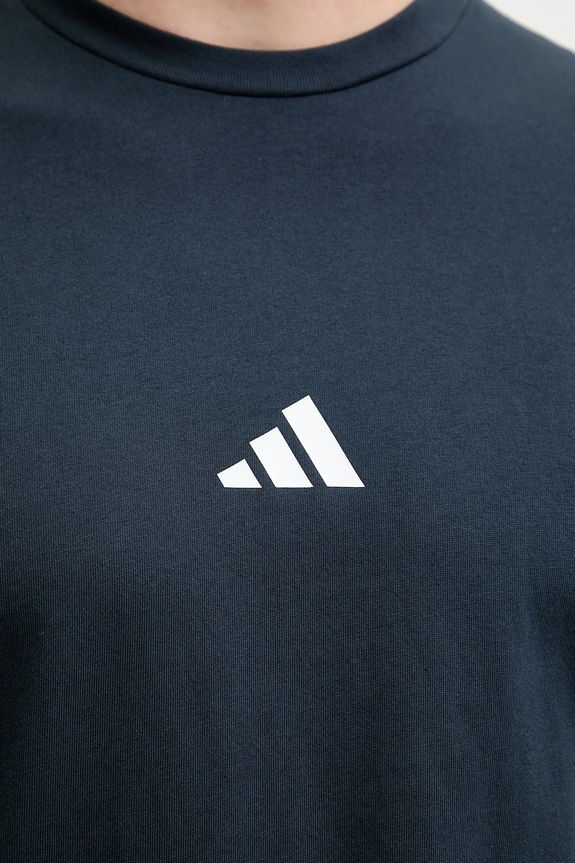 adidas tricou din bumbac Essentials JW4786 bleumarin