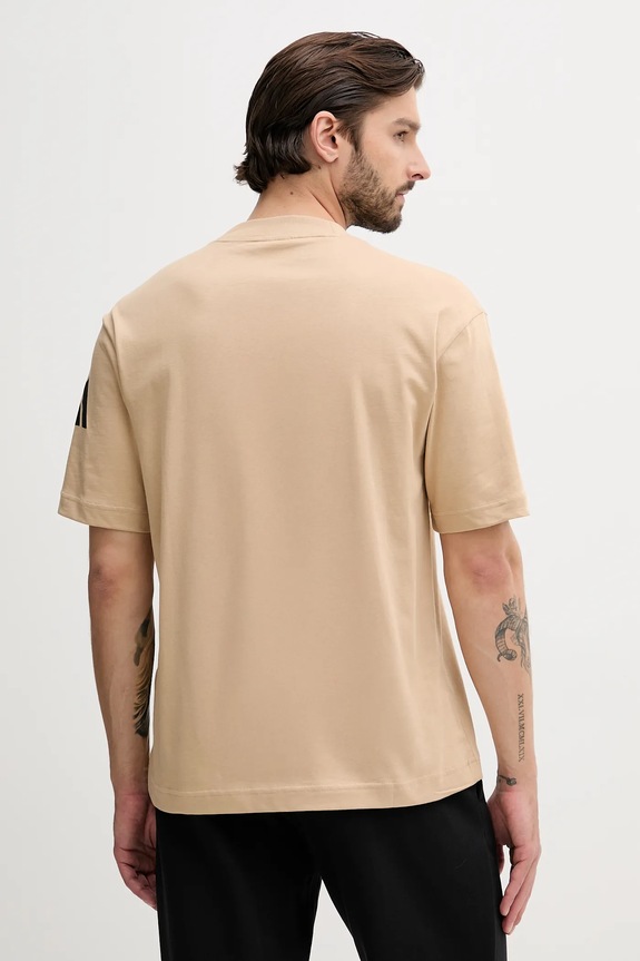 Îmbrăcăminte adidas tricou din bumbac Essentials JX5666 verde