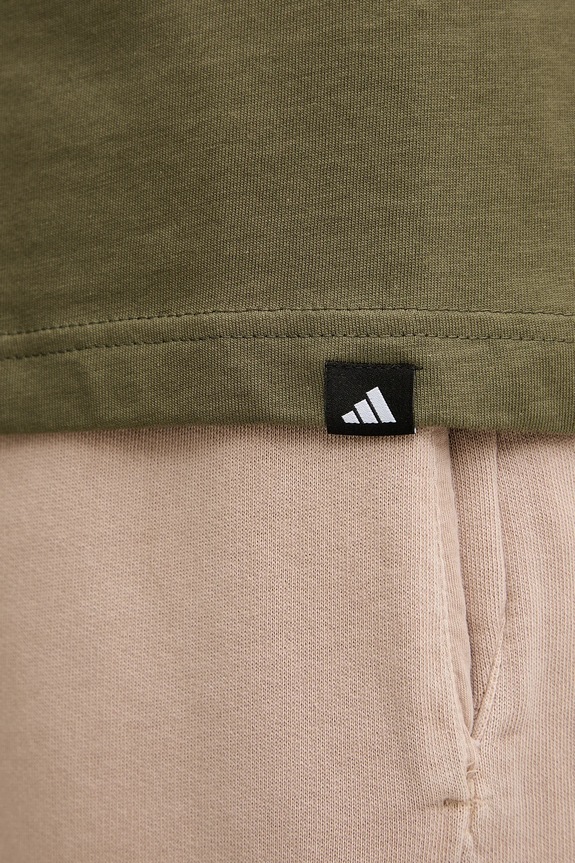 Pamučna majica adidas Camo Logo KA7131 zelena