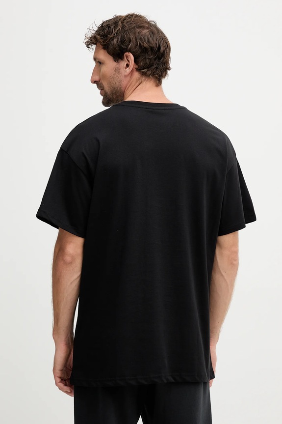Îmbrăcăminte PLEIN SPORT tricou din bumbac PAEC.MTK8324.STE001N negru