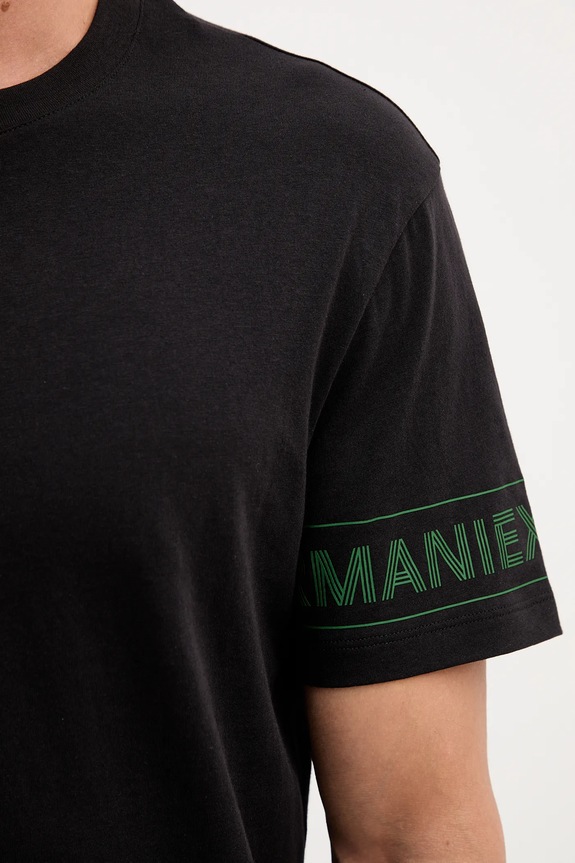 Armani Exchange t-shirt bawełniany XM001437.AF10356 czarny