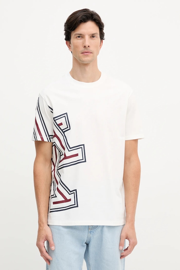 Armani Exchange t-shirt bawełniany nadruk biały XM001439.AF10361