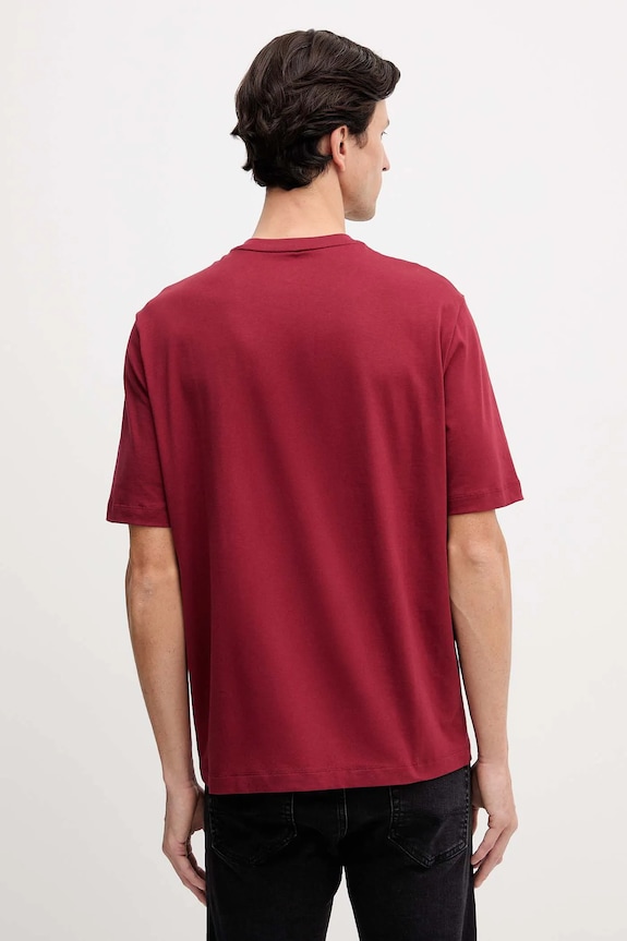 Oblečenie Bavlnené tričko Armani Exchange XM001441.AF10362 burgundské