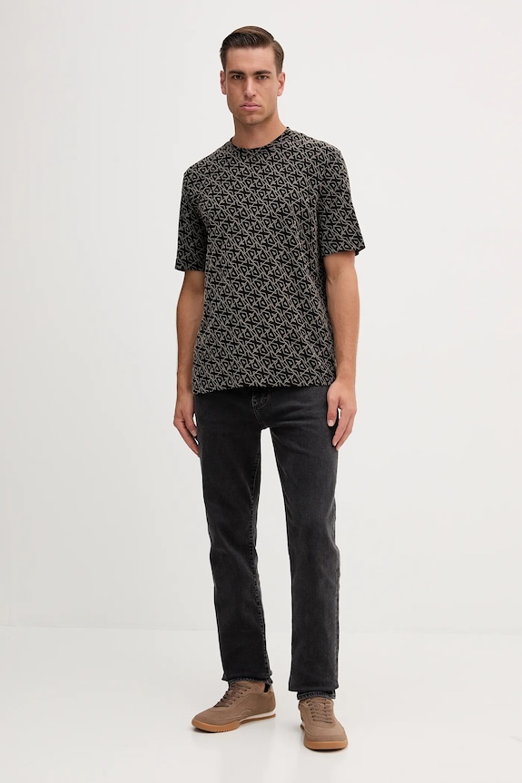 Bavlnené tričko Armani Exchange XM001897.AF10356 čierna AW25