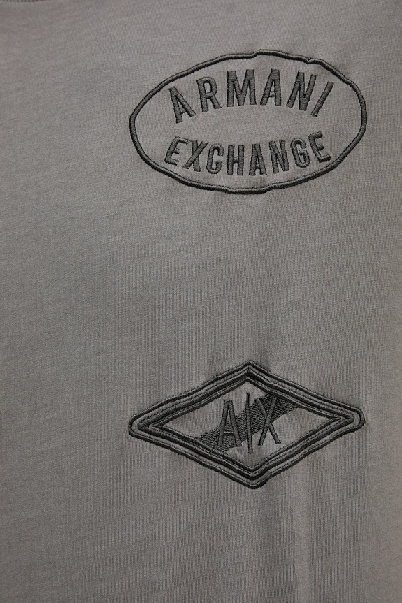 Armani Exchange t-shirt bawełniany XM001899.AF16283 szary