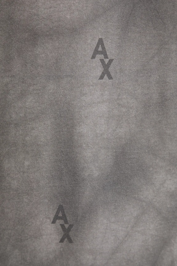 Bombažna kratka majica Armani Exchange XM001900.AF10356 siva