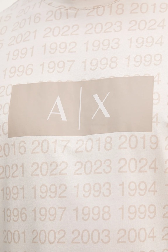 Bavlnené tričko Armani Exchange XM001902.AF10356 béžová