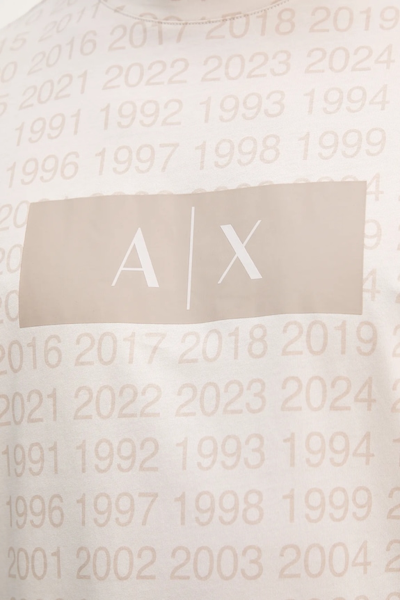 Bavlnené tričko Armani Exchange XM001902.AF10356 béžová