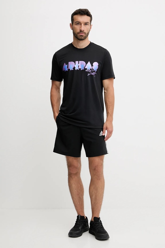 T-shirt προπόνησης adidas Performance PRIDE JL7620 μαύρο AW25