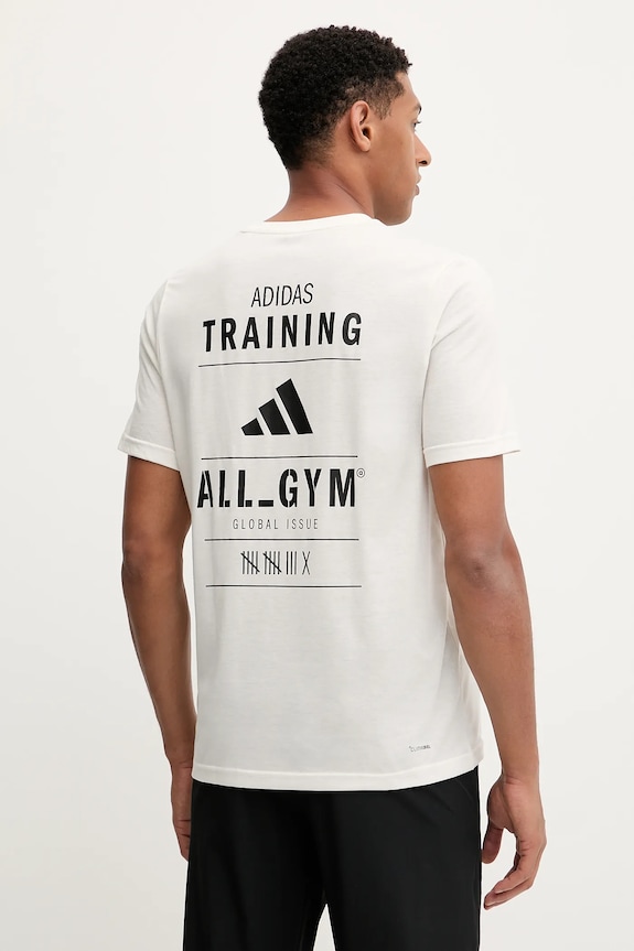 Ρούχα T-shirt προπόνησης adidas Performance Category Training Graphic JM8976 μπεζ