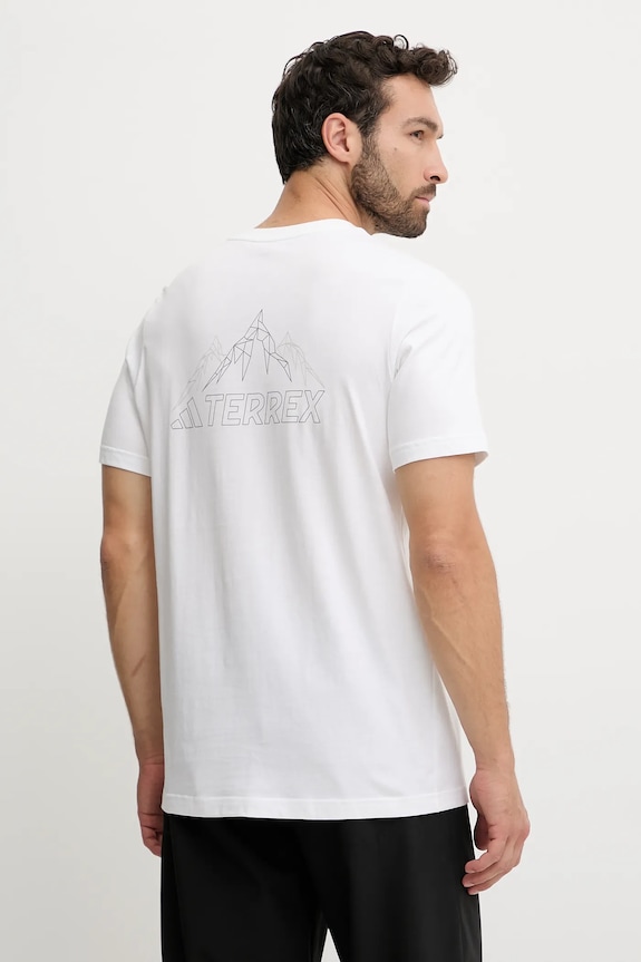 Oblečení Sportovní triko adidas TERREX JW3559 bílá