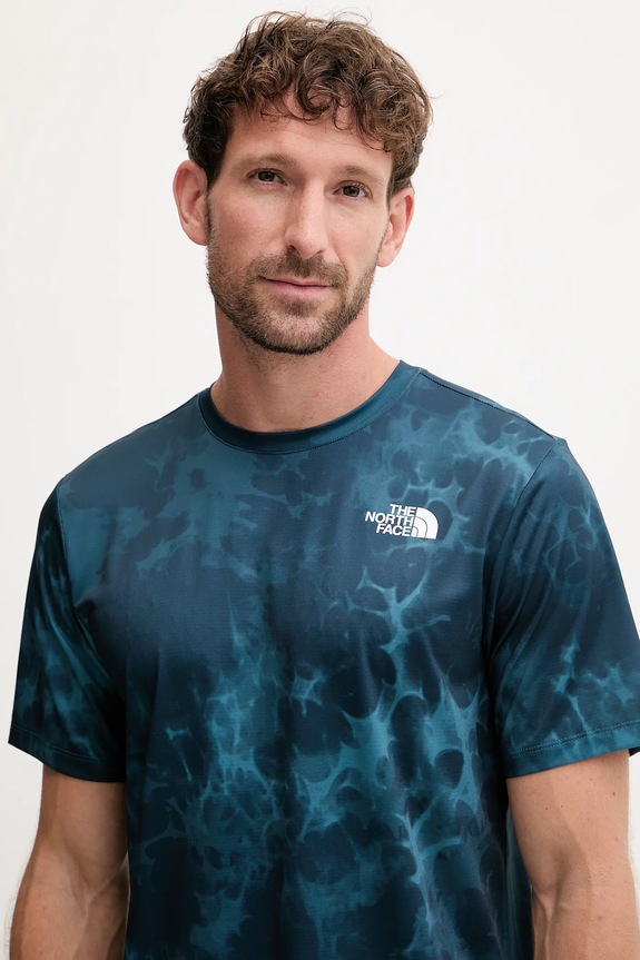Tréningové tričko The North Face 24/7 tyrkysová NF0A8DZDEHF1