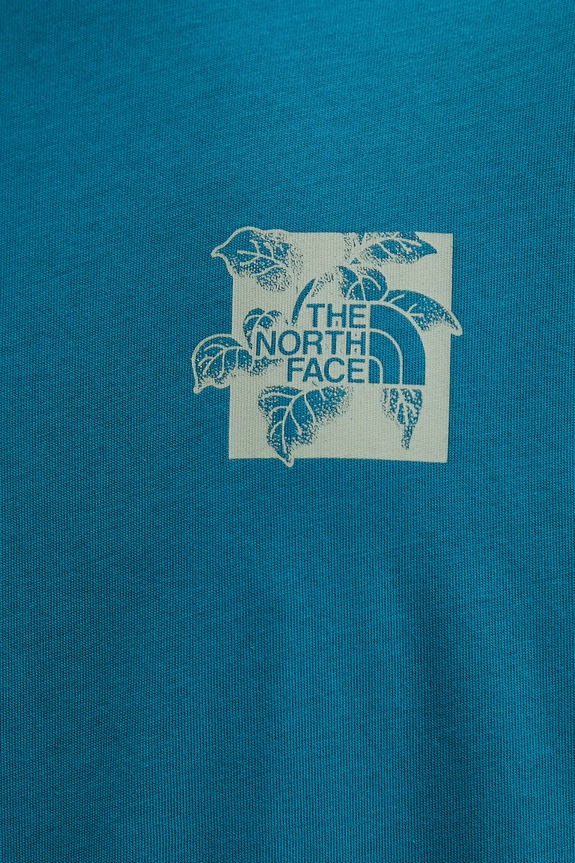 The North Face cotton t-shirt Connect Relaxed NF0A8E3YBSI1 turquoise