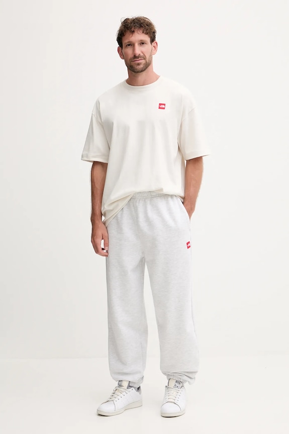 The North Face tricou din bumbac Redbox NF0A8EG5QLI1 bej SS26