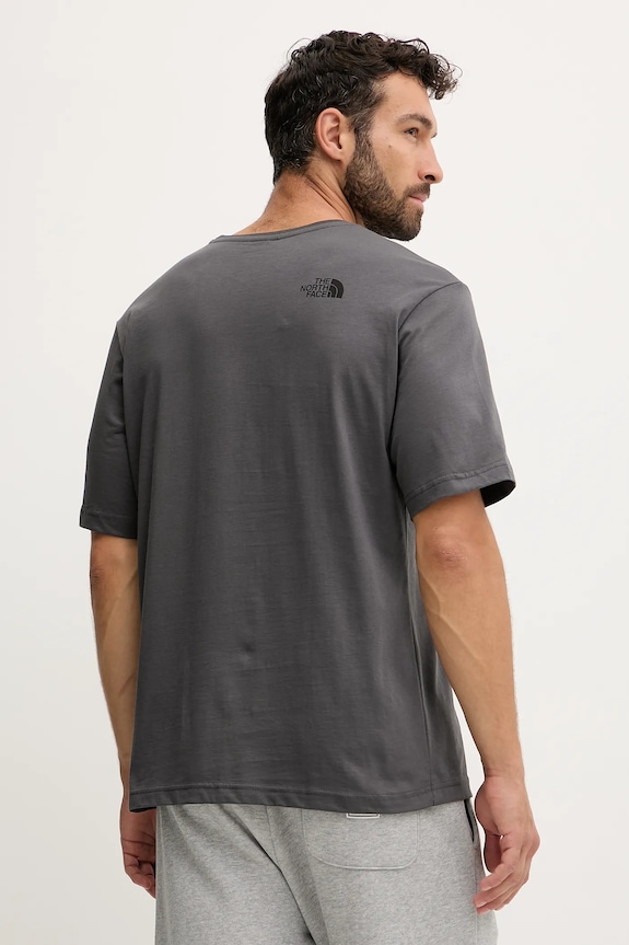 Oblečenie Bavlnené tričko The North Face Flower Dome NF0A8EGXRHI1 sivá