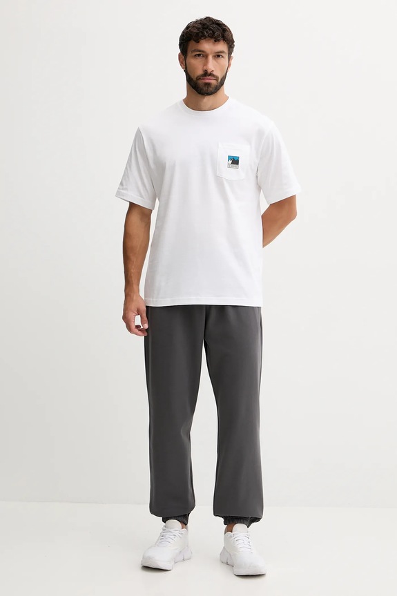 Bavlnené tričko The North Face NF0A8E3MFN41 biela AW25