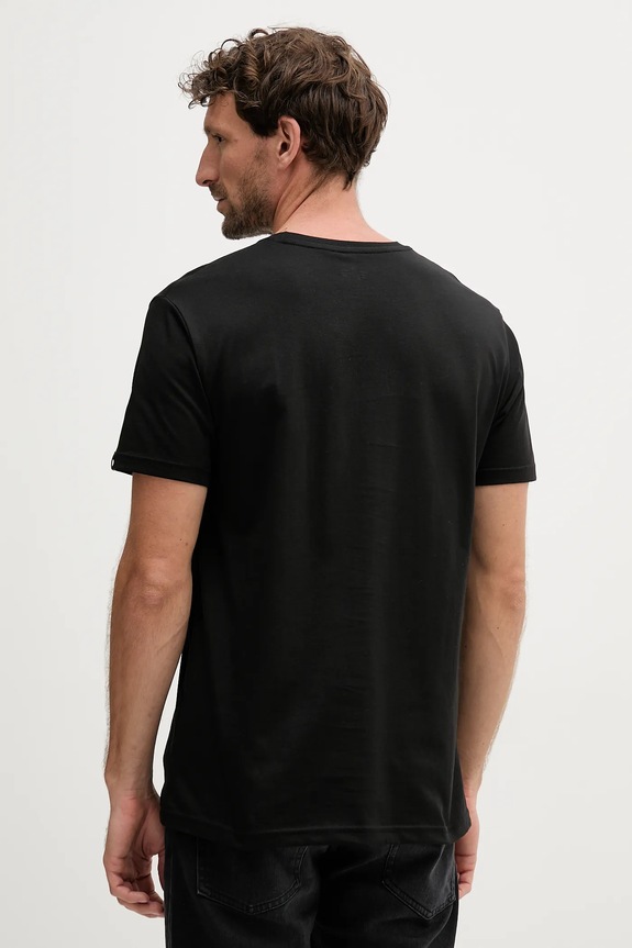 Alpha Industries t-shirt in cotone 148525.373 nero AW25