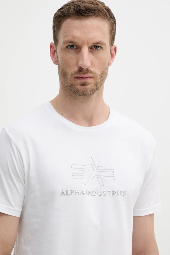 Abbigliamento Alpha Industries t-shirt in cotone 148525.528 bianco