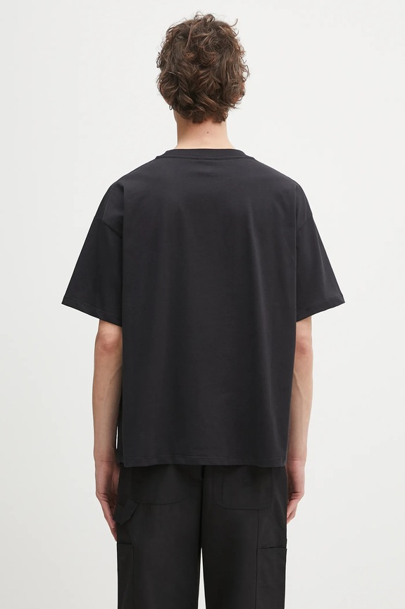 Abbigliamento Sky High Farm t-shirt in cotone SHF perennial SHF07T031 nero
