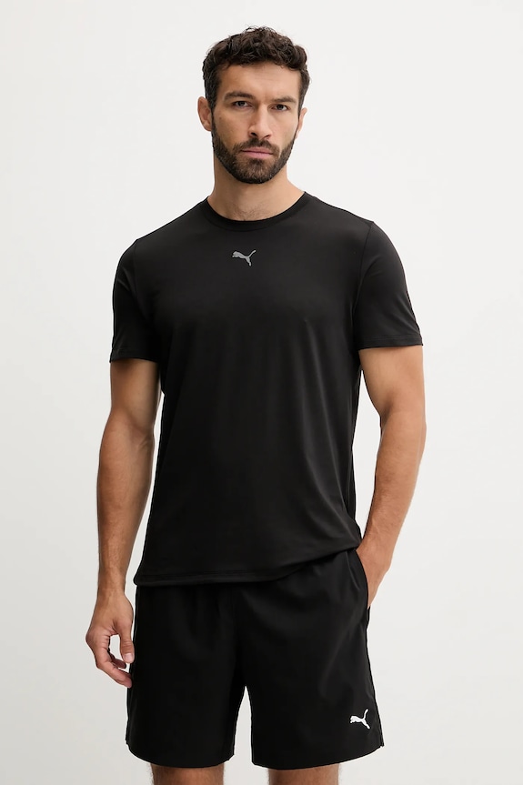 Tréningové tričko Puma Cloudspun jednofarebný čierna 527593