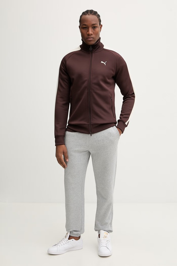 Бавовняна футболка Puma 629645 коричневий SS26