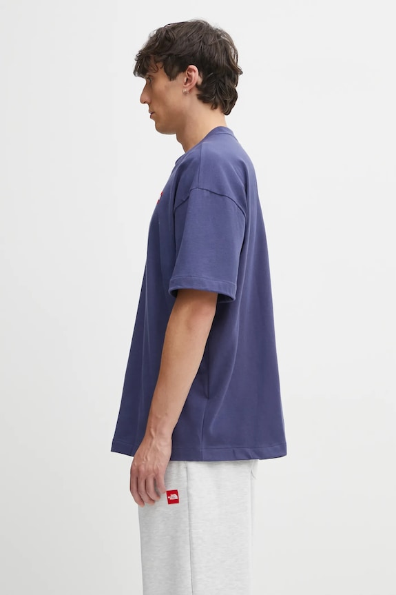 The North Face cotton t-shirt Redbox NF0A8EG5BOT1 blue AW25
