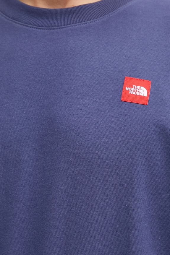The North Face cotton t-shirt Redbox blue NF0A8EG5BOT1