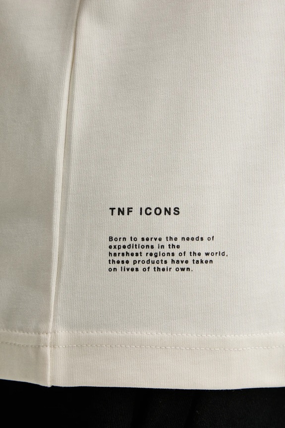 The North Face t-shirt bawełniany Icon Mountain NF0A8EU7QLI1 beżowy