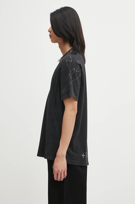 adidas Originals t-shirt bawełniany Adilenium Tg Te KF8538 czarny AW25