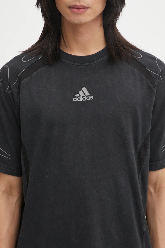 adidas Originals t-shirt bawełniany Adilenium Tg Te czarny KF8538