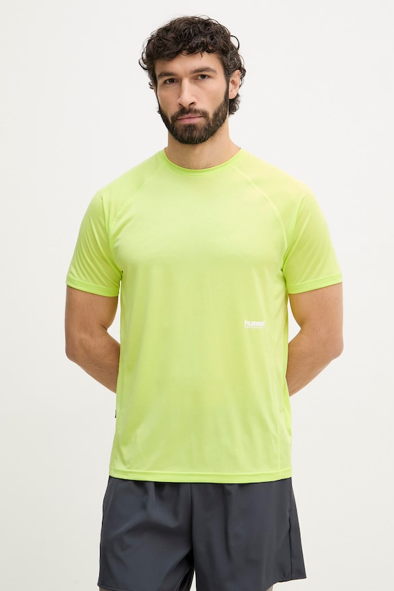 Hummel tricou de antrenament bărbătesc verde 229885