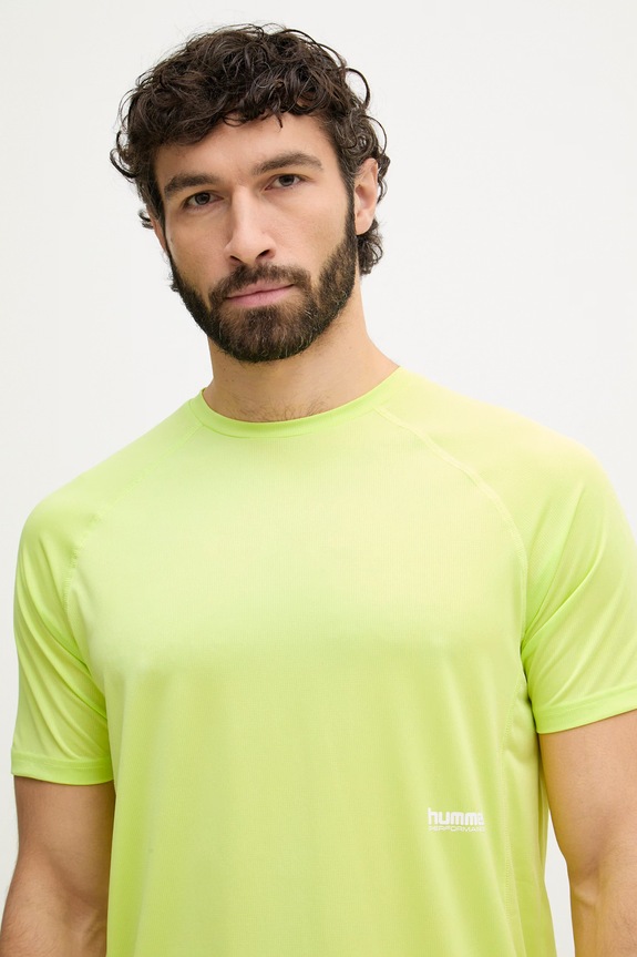 Hummel tricou de antrenament bărbătesc verde 229885