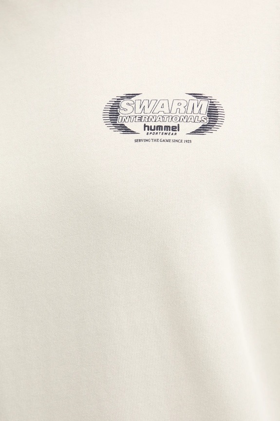 Hummel t-shirt bawełniany 230029 beżowy