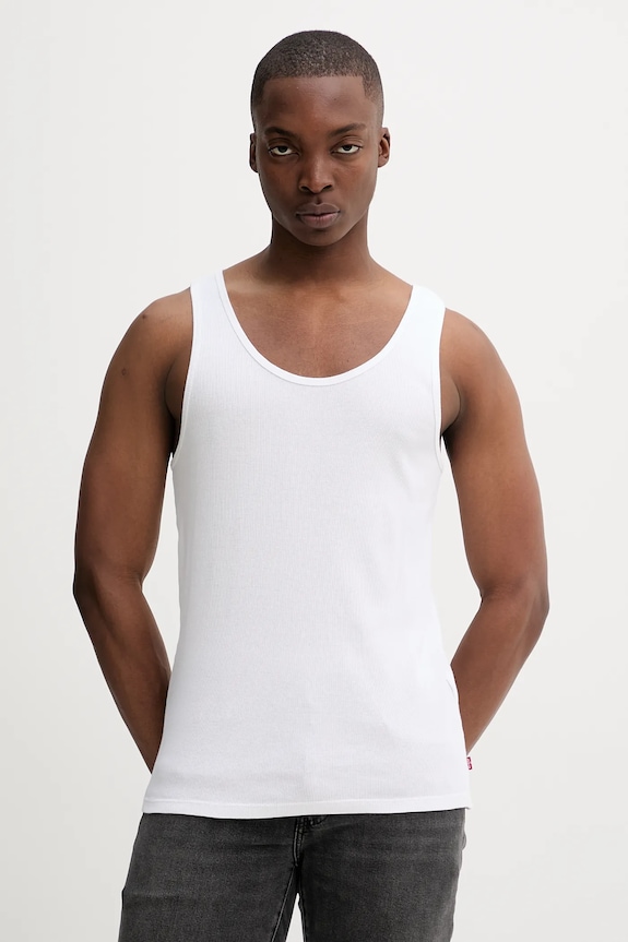Levi's top din bumbac 2-pack uni alb 001MP