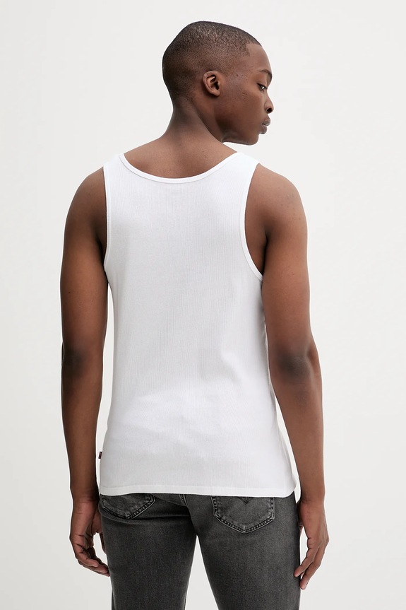 Levi's top din bumbac 2-pack 001MP alb