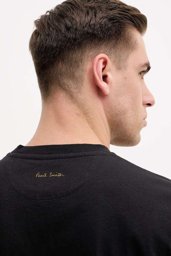 Bavlnené tričko Paul Smith M1R.919T.TP4931 čierna