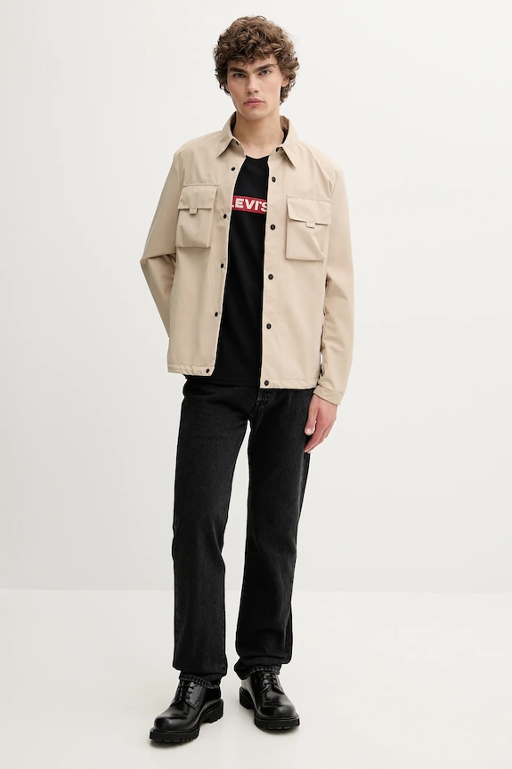 Bavlněné tričko Levi's A2082.0205 černá AA00