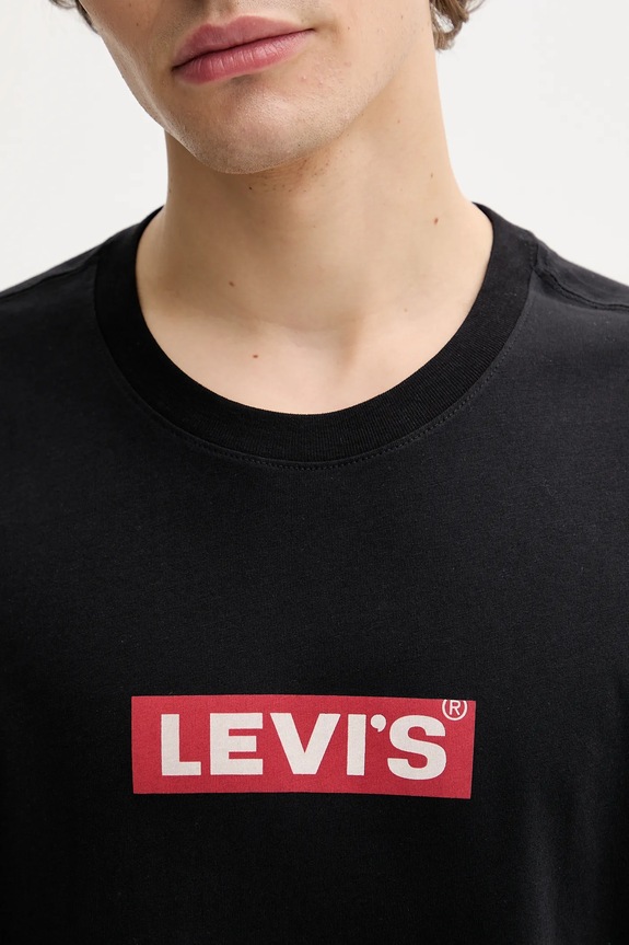 Bavlněné tričko Levi's A2082.0205 černá