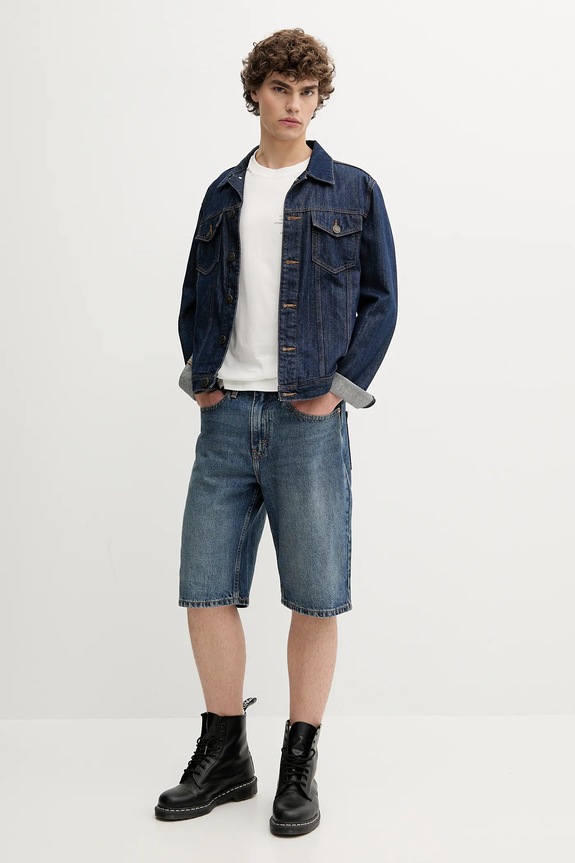 Βαμβακερό μπλουζάκι Marc O'Polo 526201251138 μπεζ AW25