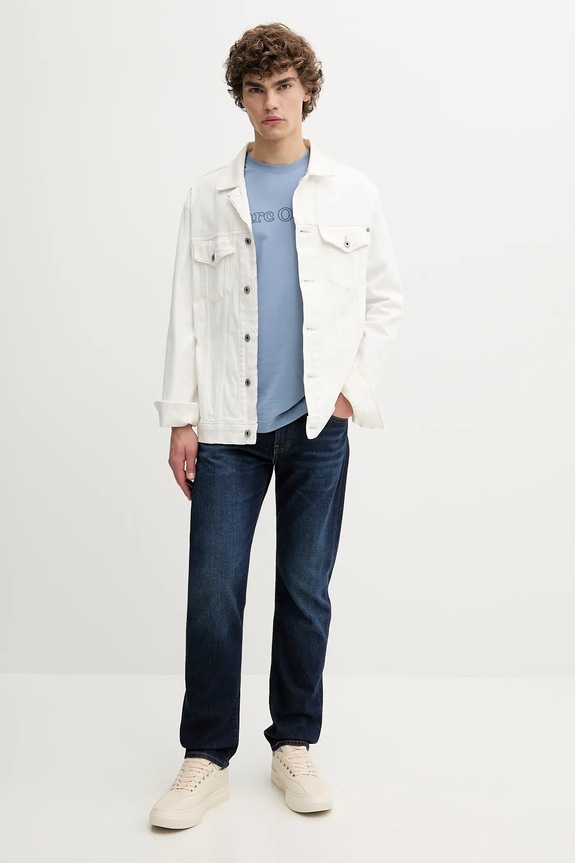 Βαμβακερό μπλουζάκι Marc O'Polo 526201251154 μπλε AW25